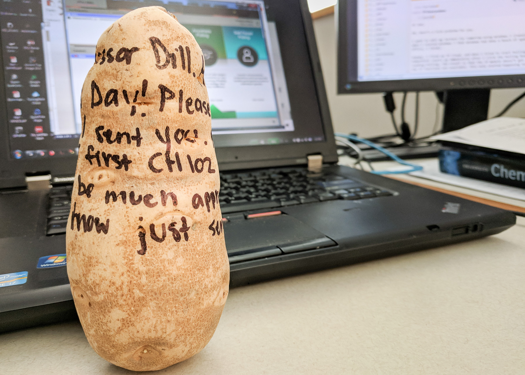 Dan Dill' first potatogram'